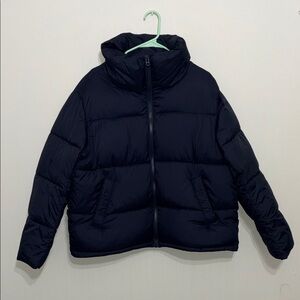 Hudson Women’s Navy Puffer Jacket – Size L